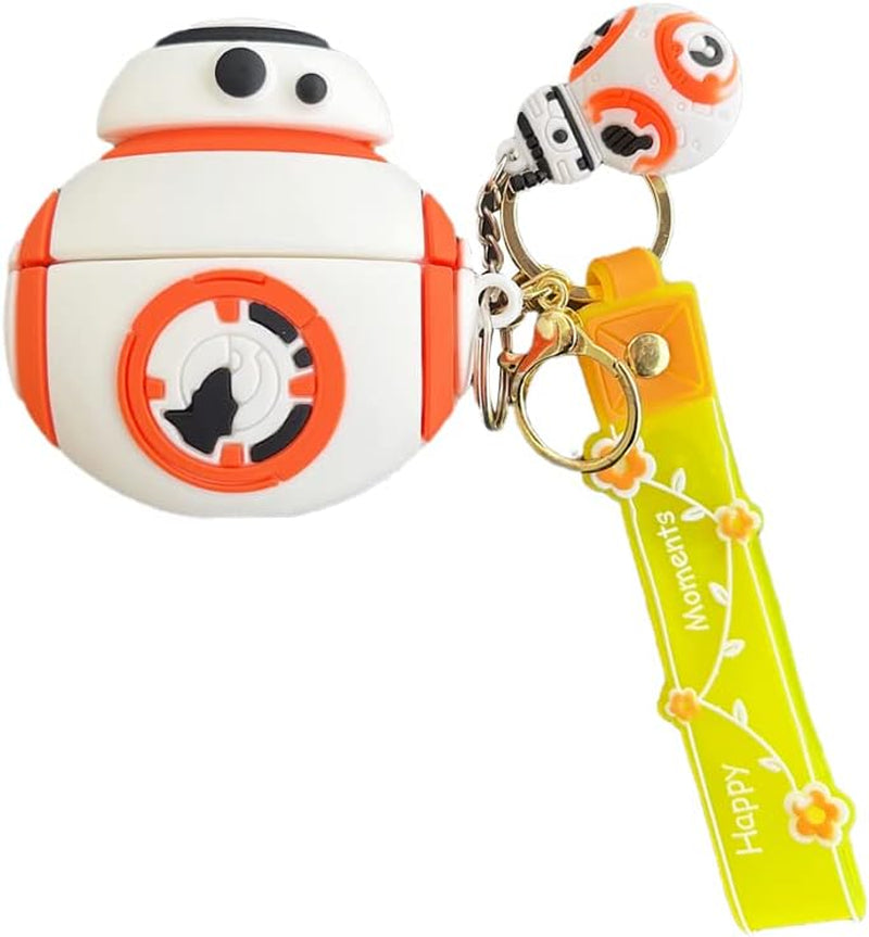 For Air Pod Pro 2019/Pro 2 Case 2022, Cartoon Cute Kawaii Silicone Cases for Airpod Pro 2 Design Character Cover Cool Unique Fashion Fun Funny Soft Coves for Girls Girly Boys (Kuluomi Pro)  qindongdianpu BB8 pro  