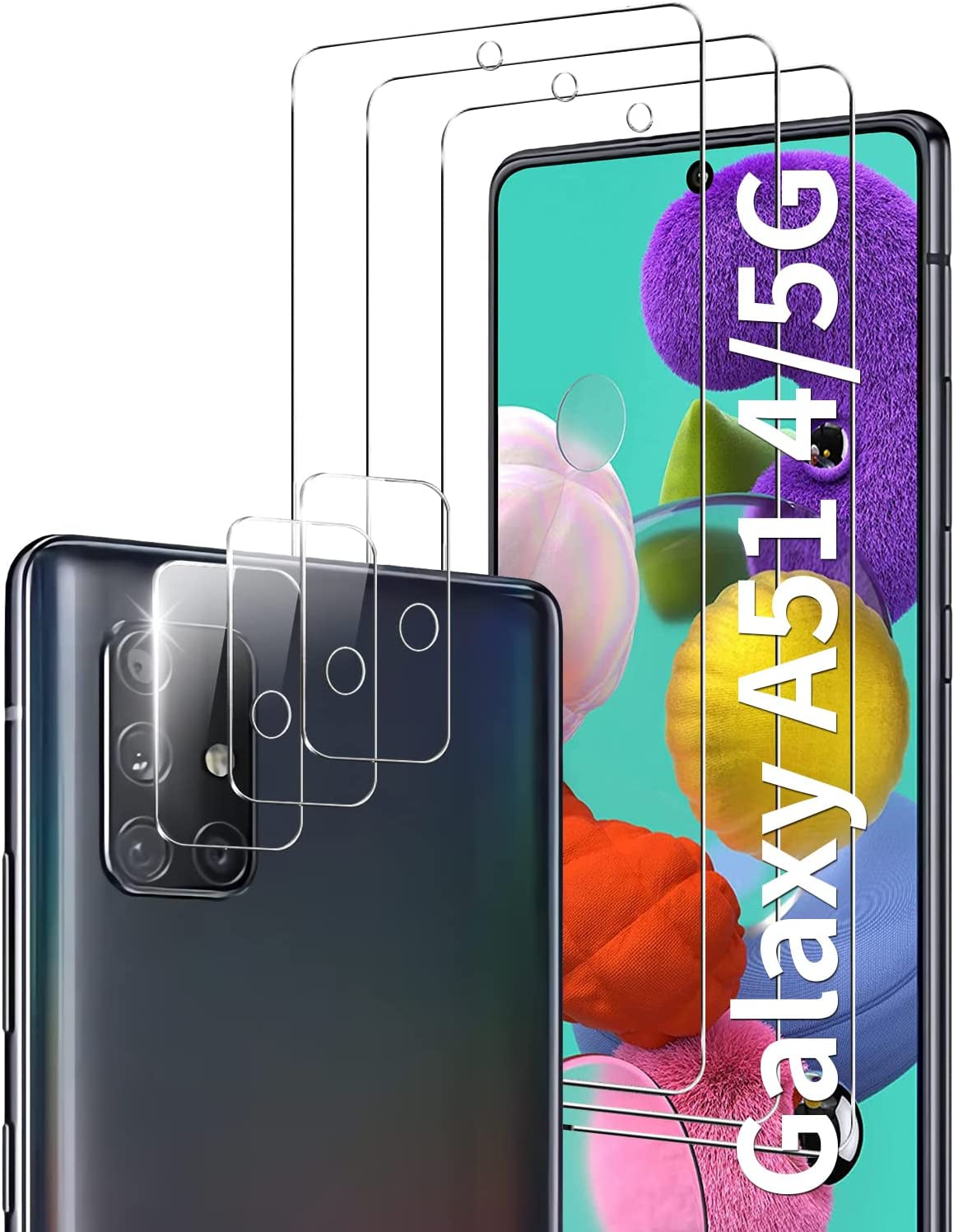 [2+2 Pack] Samsung Galaxy S23 Ultra Privacy Screen Protector and Camera Lens Protector, 9H Tempered Glass, anti Spy, anti Scratch, Bubble Free, Screen Protector for Samsung Galaxy S23 Ultra (6.8 Inch)  Corefyco Direct Galaxy A51  