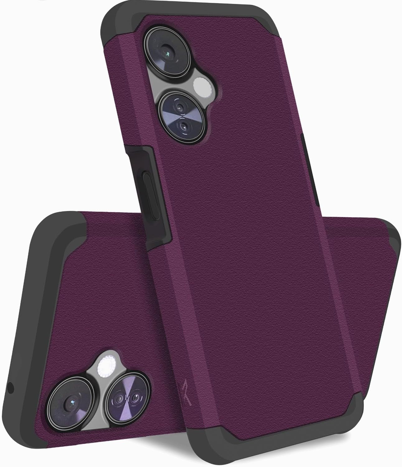 Hrwireless Compatible for Oneplus Nord N30 5G Case Cover with [HD Tempered Glass] Strong Heavy Duty [Shockproof] [Magnetic Mount Friendly] Minimalistic Original Design for Protection  HRWireless   