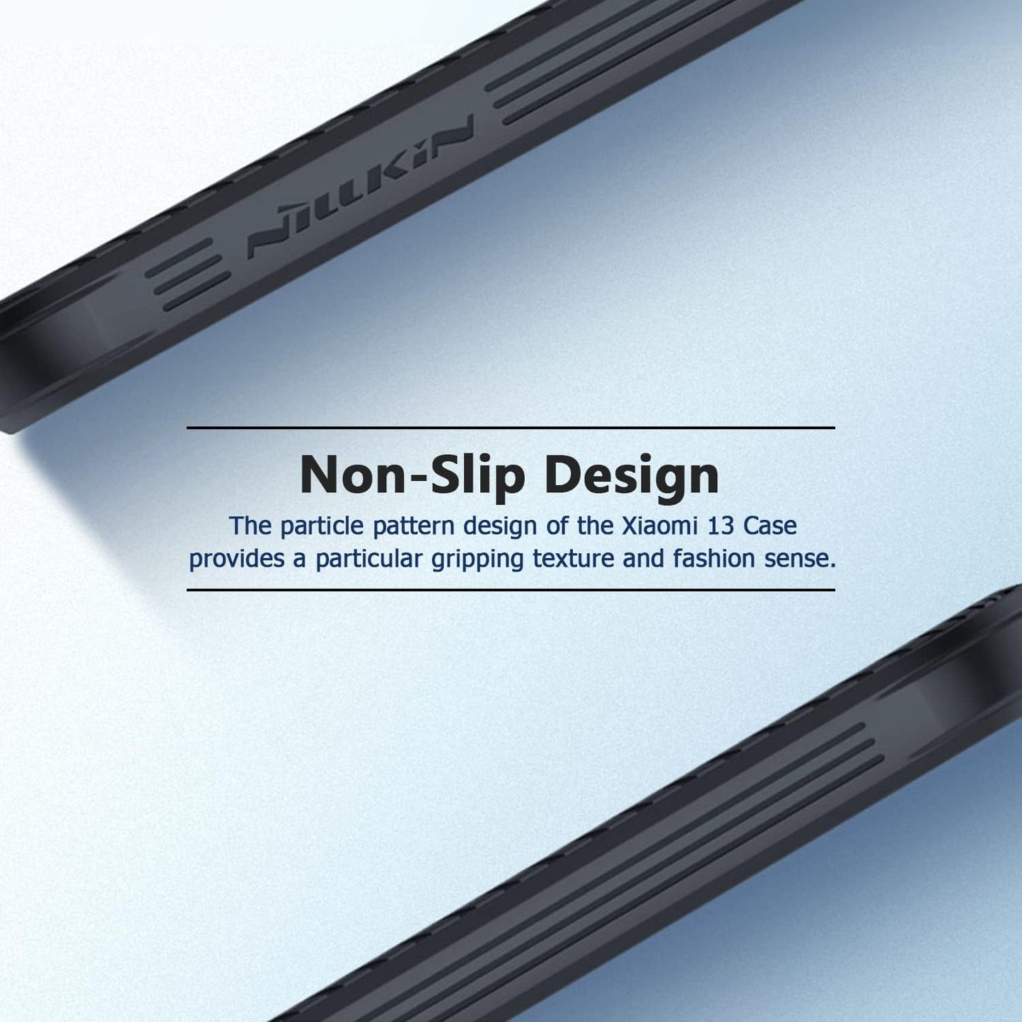 Miimall for Xiaomi 13 Case: Slide Camera Cover, Anti-Slip PC Slim Shockproof Phone Case for Xiaomi 13 5G (6.36") in Black  Miimall   