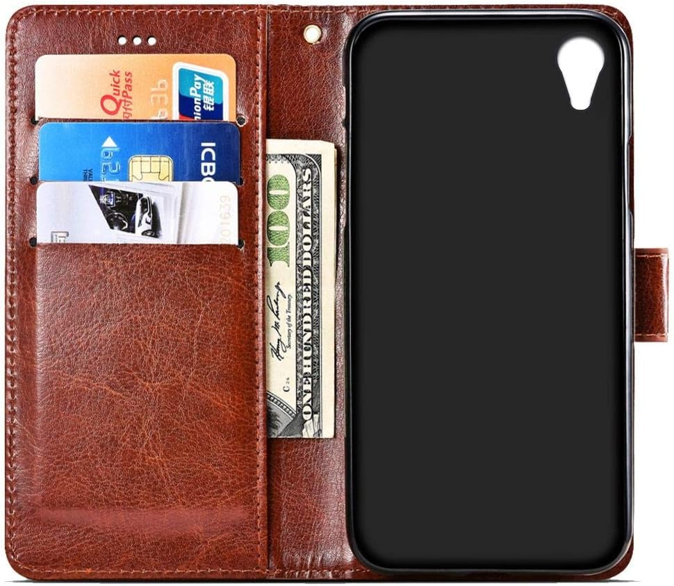 Phone Case for Sony XA1 Ultra,Smooth Leather Flip Wallet Case with Card Slot,Stand Holder and Magnetic Closure,Sony XA1 Ultra Leather Case Cover  SJK-MKS   