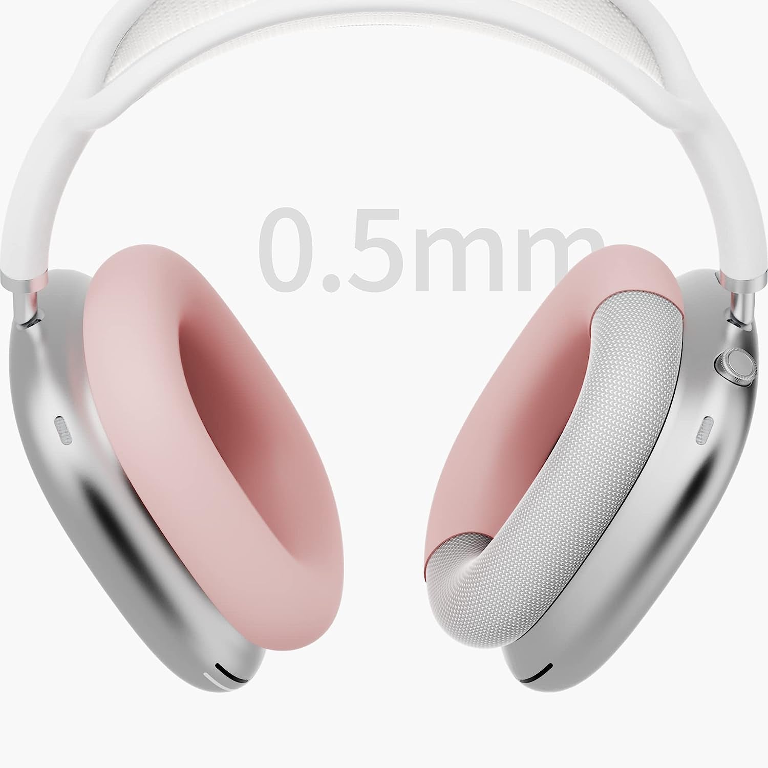 AWINNER Ear Pad Case Compatible for Airpods Max,Washable Soft Silicone Protective Frame Full Cover for Airpods Max (Pink)  AWINNER   