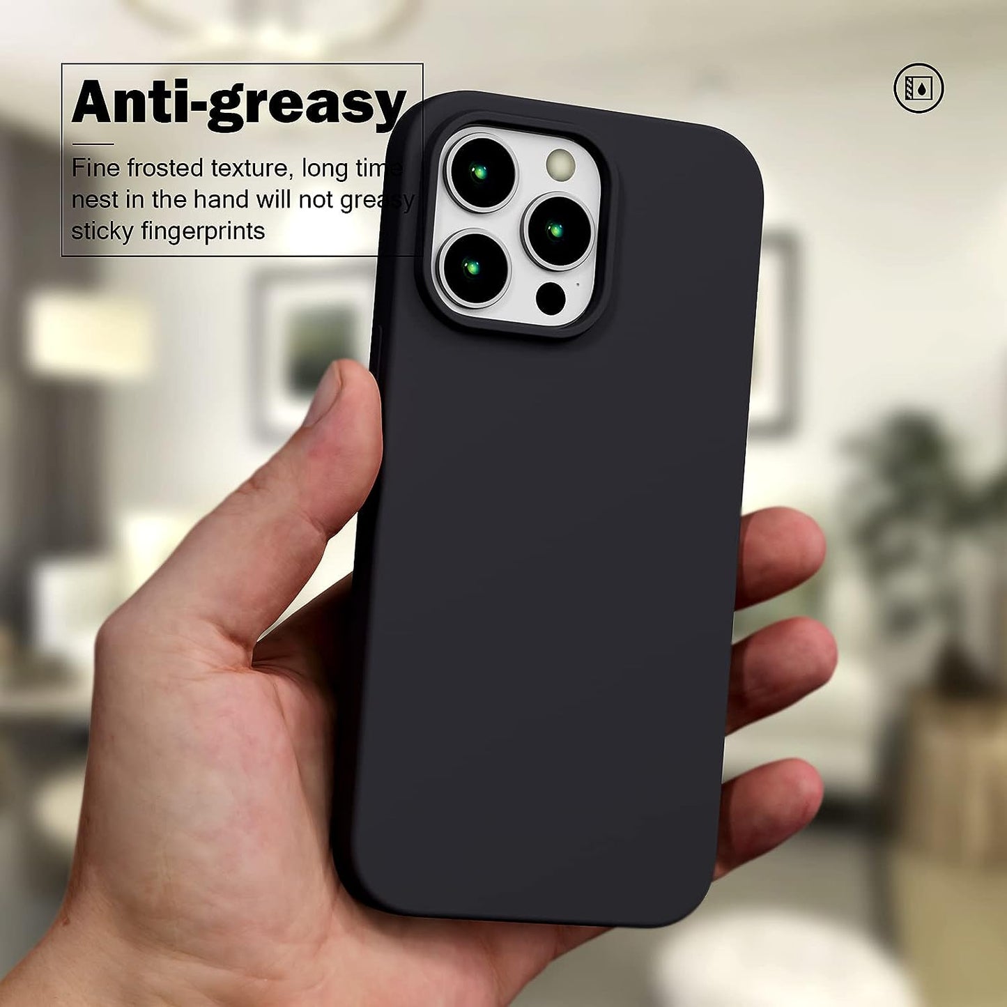 AKABEILA Case for Xiaomi 13 Case 6.36 Inch Liquid Silicone Slim Silky Soft Touch TPU Shockproof Case Cover with Anti-Scratch Microfiber Lining  AKABEILA   