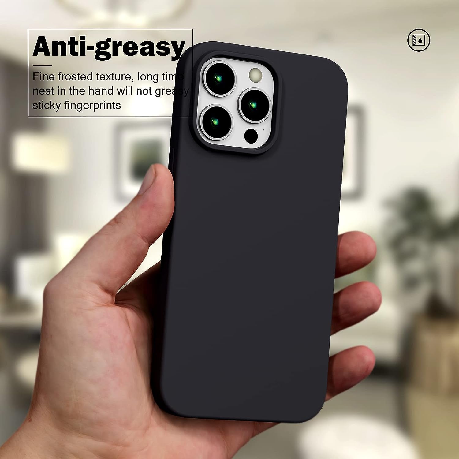 AKABEILA Case for Xiaomi 13 Case 6.36 Inch Liquid Silicone Slim Silky Soft Touch TPU Shockproof Case Cover with Anti-Scratch Microfiber Lining  AKABEILA   