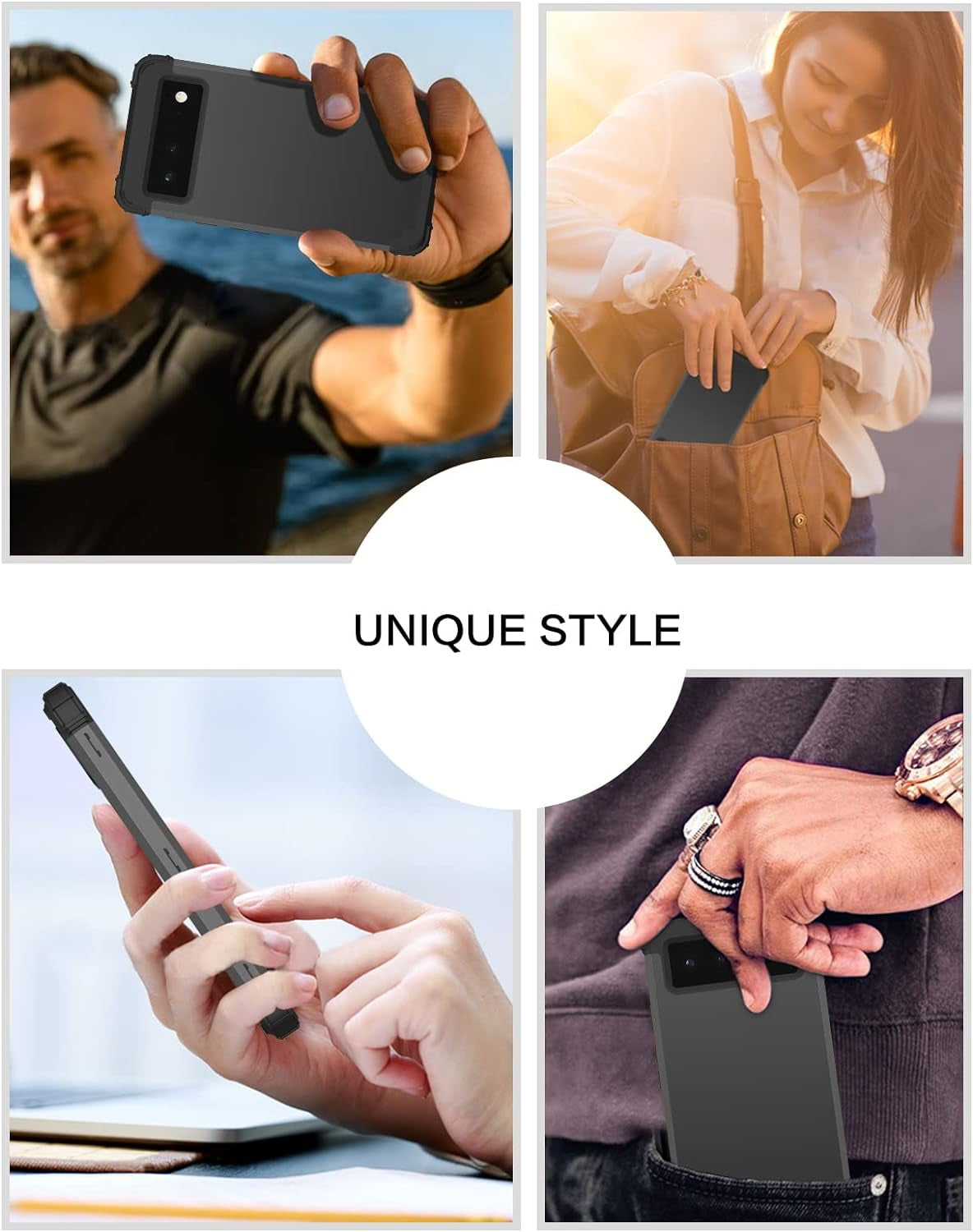 BENTOBEN Pixel 6 Case, Google Pixel 6 Case, 3 in 1 Heavy Duty Rugged Hybrid Shockproof Hard PC Cover Soft Silicone Bumper Impact Resistant Protective Phone Cases for Google Pixel 6 6.4 Inch, Black  BENTOBEN   