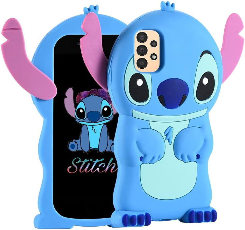 FINDWORLD Cases for Iphone 14 PRO Case, Lilo Stitch Cute 3D Cartoon Unique Cool Soft Silicone Animal Character Waterproof Protector Boys Kids Girls Gifts Cover Housing Skin for Iphone 14 Pro  FINDWORLD   