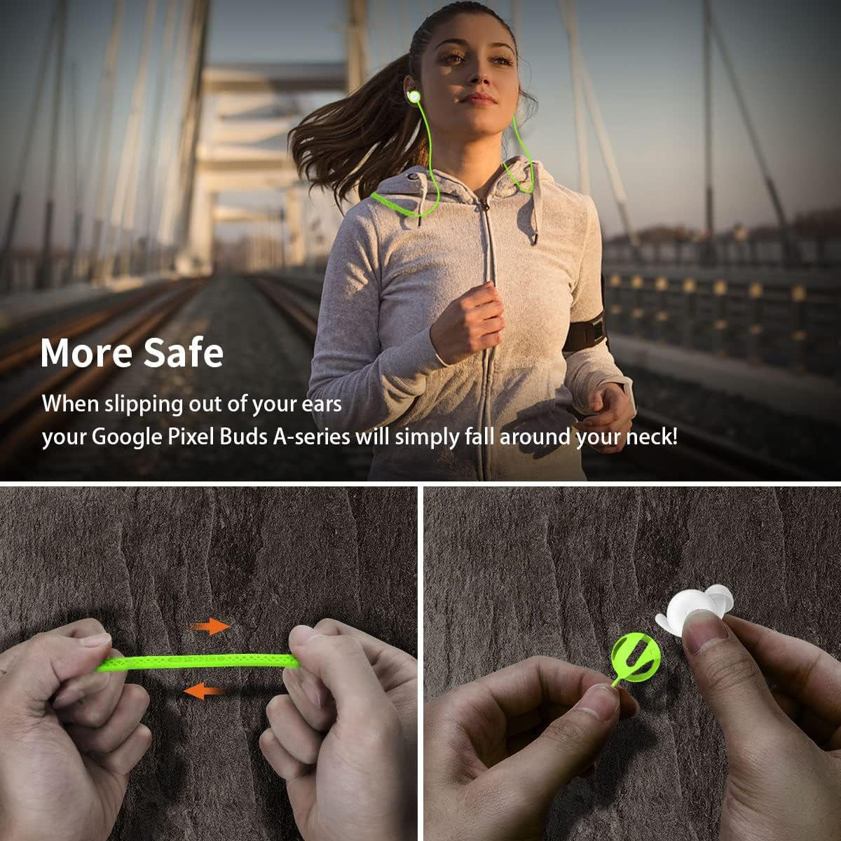 YIPINJIA Google Pixel Buds A-Series Strap  YIPINJIA   