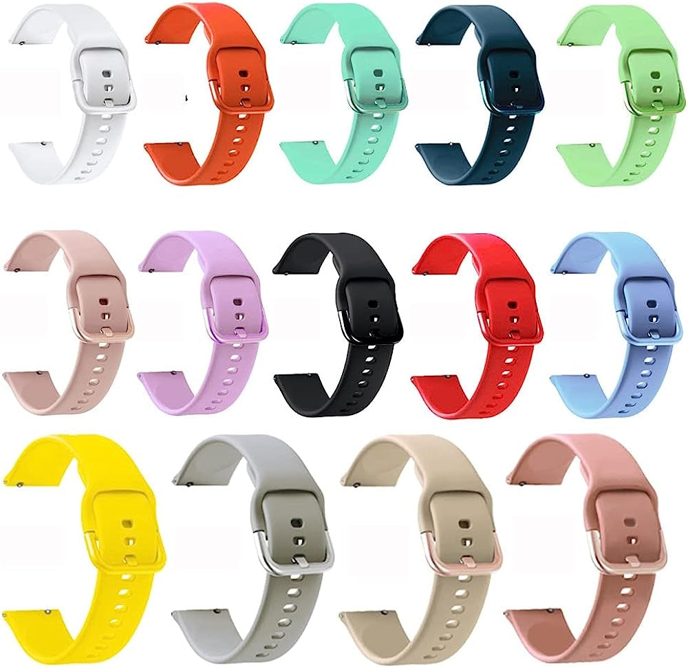 KOSSMA for Garmin Venu SQ Silicone Watch Band Sports Strap20Mm Correa for Forerunner 245M/645/Vivoactive 3/245/Venu SQ Bracelet  KOSSMA Random color 20mm 