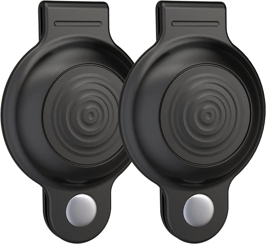 Air Tag Dog Collar Holder 2 Pack Compatible Apple Airtag Case for Cat Collar Airtags Cover Pet Belt Loop Leash Strap Band with Screen Protector  JEANUE   