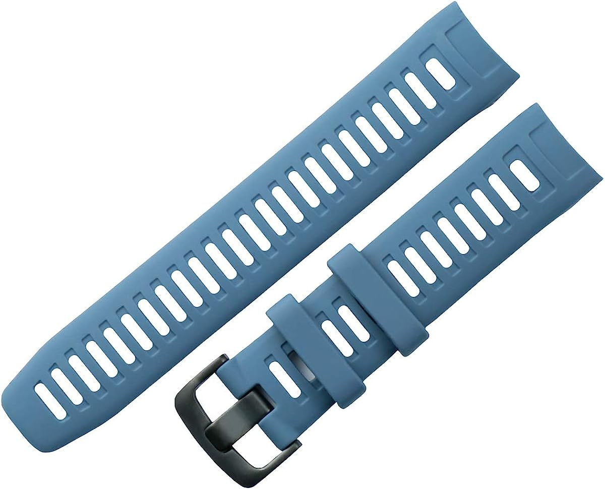 KHZBS Compatible Instinct Bands Soft Silicone Sport Strap Replacement for Garmin Instinct Smart Wristband Belt Tools  khzbs Navy  