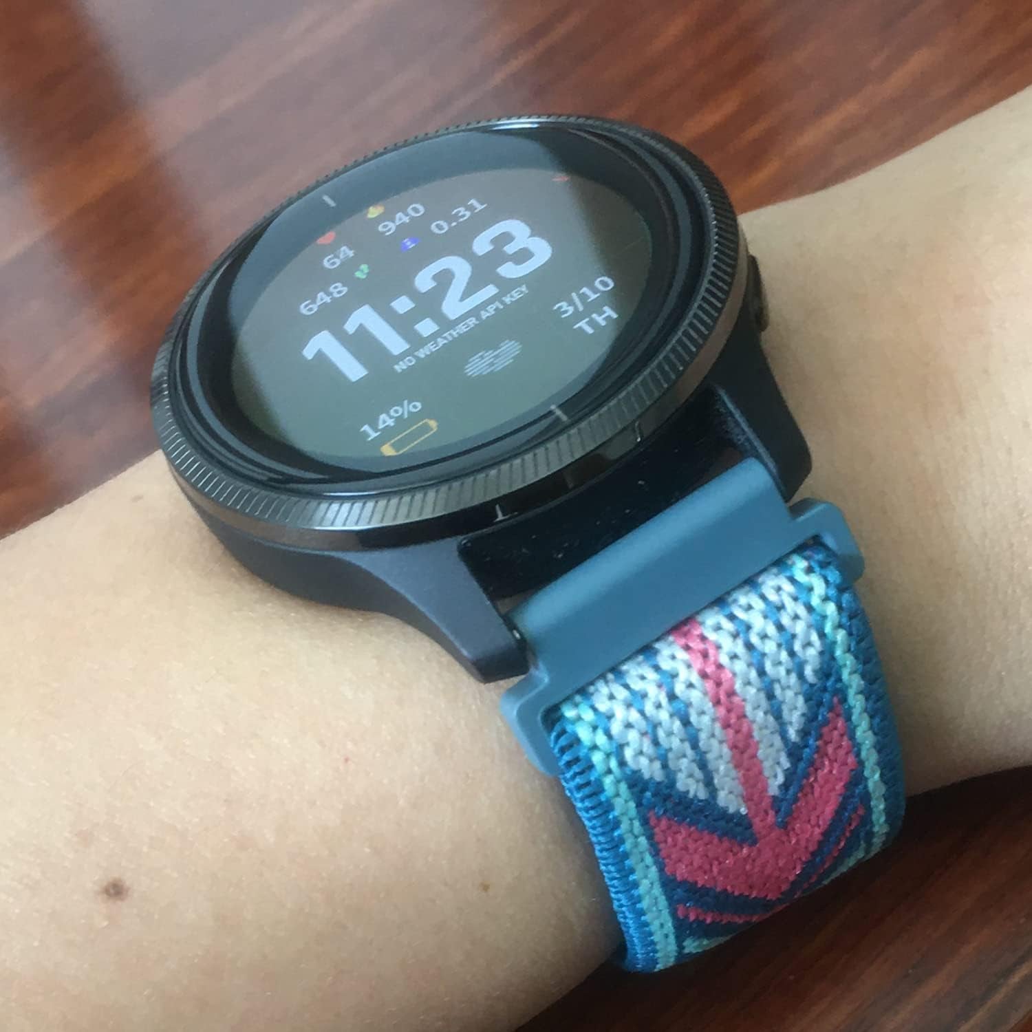 WIGERLON Compatible with Garmin Vivoactive 4S Bands 40Mm,Vivomove 3S Band 39Mm,Garmin Venu 2S Bands Fits 18Mm Watch Lugs,Stretchy Nylon Replacement Bands for Fossil Venture Gen 4 Hr/Gen 3,Women'S Gen 5E 42Mm Green Arrow  WIGERLON   