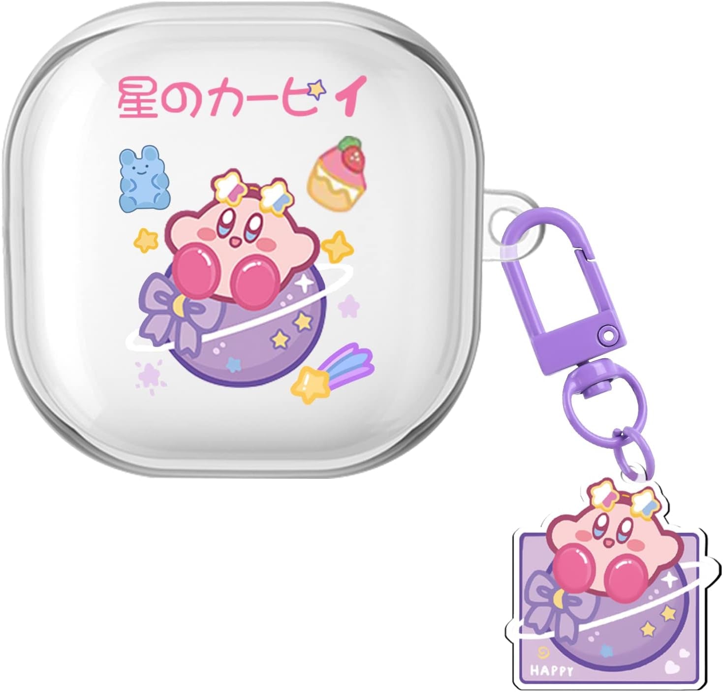 Cute Case for Samsung Galaxy Buds 2 Pro Case (2022) Buds 2 Case/Buds Pro Case/Buds Live Case with Cartoon Kawaii Anime Kulomi Pattern for Women Girls Kids Clear Soft Silicone Cover Skin  DiyGody New Star Kabi  