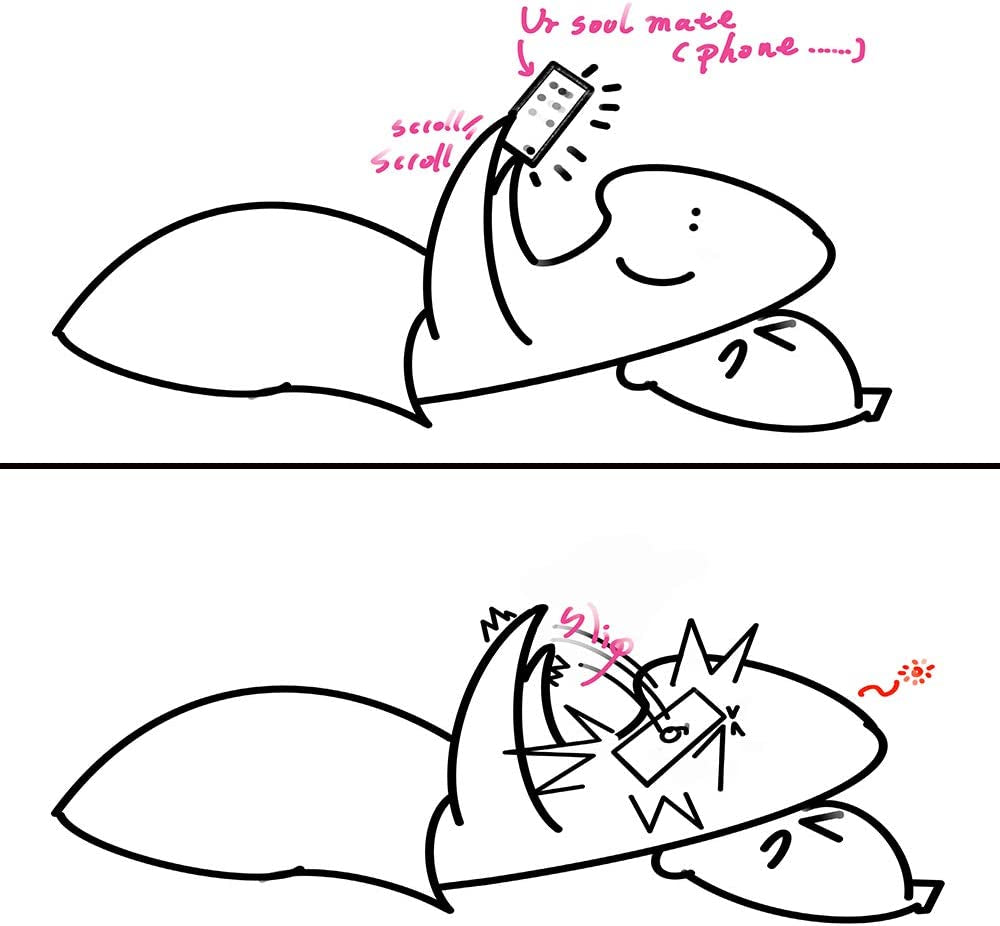 WUOJI Finger Strap Phone Holder - Phone Grip for Most Smartphones and Mini Tablets,Ultra Thin Anti-Slip Universal Cell Phone Grips Band Holder for Back of Phone -2Pack(Gold)  WUOJI   