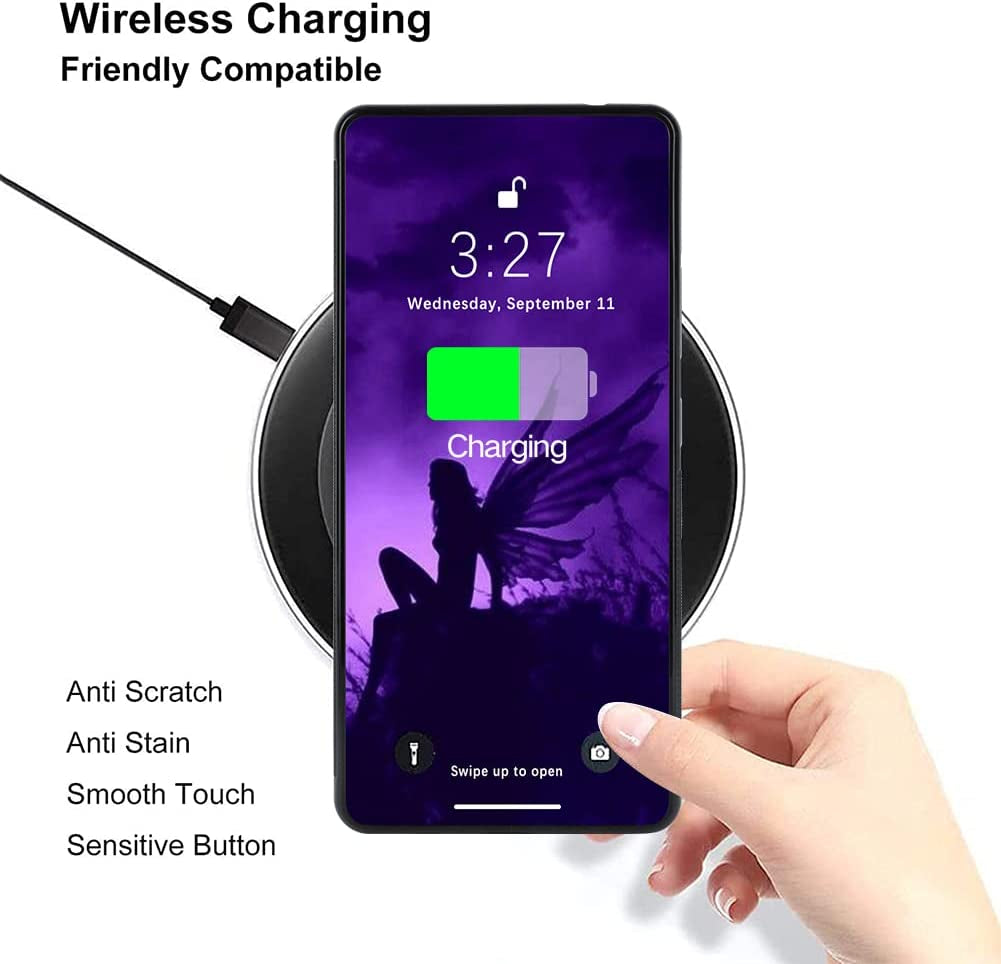 OOK Designs for Samsung Galaxy A53 Case Glitter Purple Butterfly Nebula Space Design Hard Pc+Soft TPU Bumper Anti-Slip Ultra Thin Cover Protective Shockproof Case for Galaxy A53  OOK   