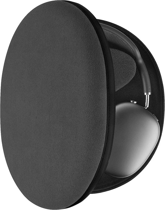 Geekria Shield Smart Headphones Case Compatible with Airpod Max Case, Replacement Hard Shell Travel Carrying Bag with Cable Storage (Microfiber Dark Grey)  GEEKRIA   