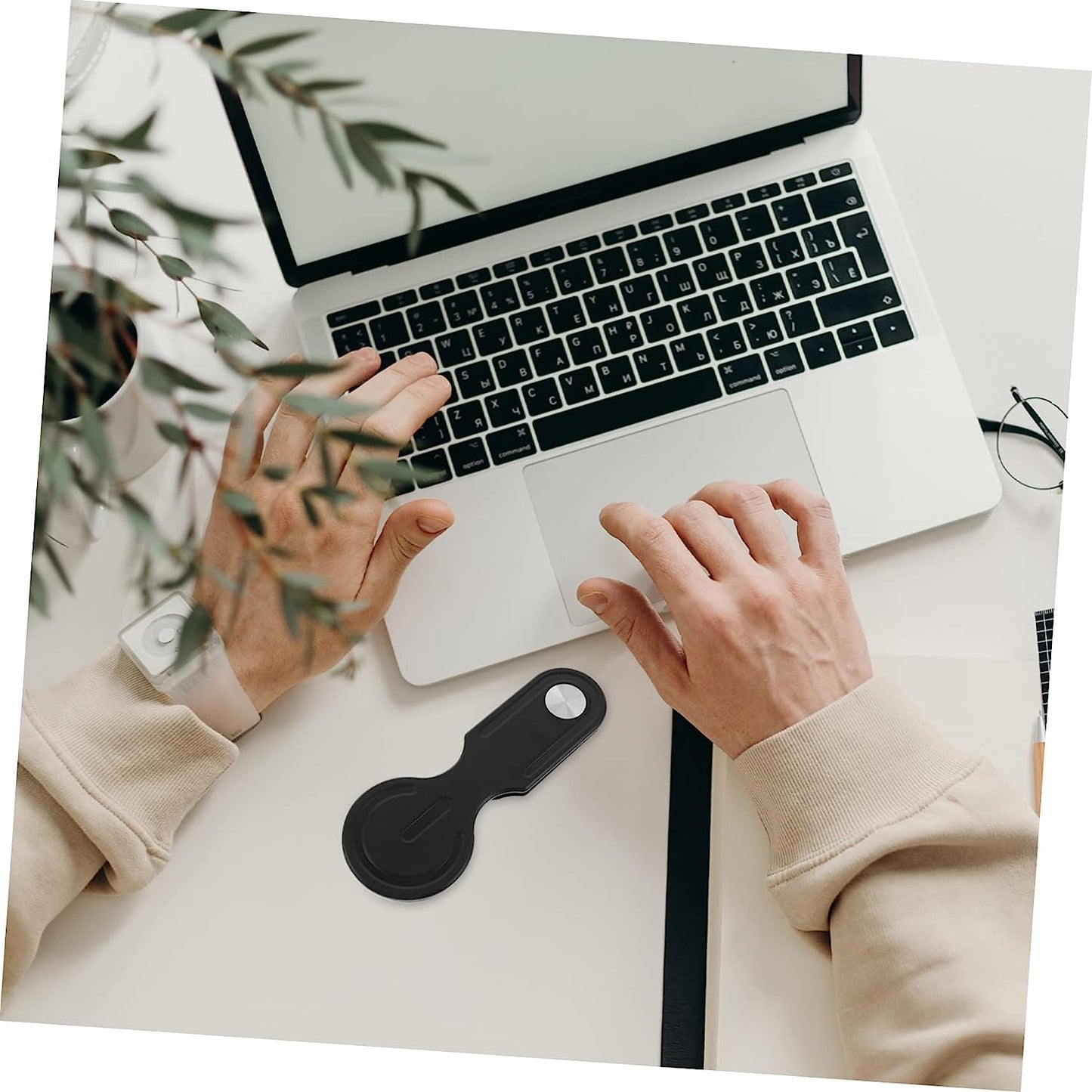 Baluue 2Pcs Mobile Phone Expansion Bracket Magnetic Cell Phone Holder Phone Kickstand Computer Stands Phone Mount for Monitor Mobile Laptop Stand Laptop Mount Laptop Arm for Phone Black  Baluue   