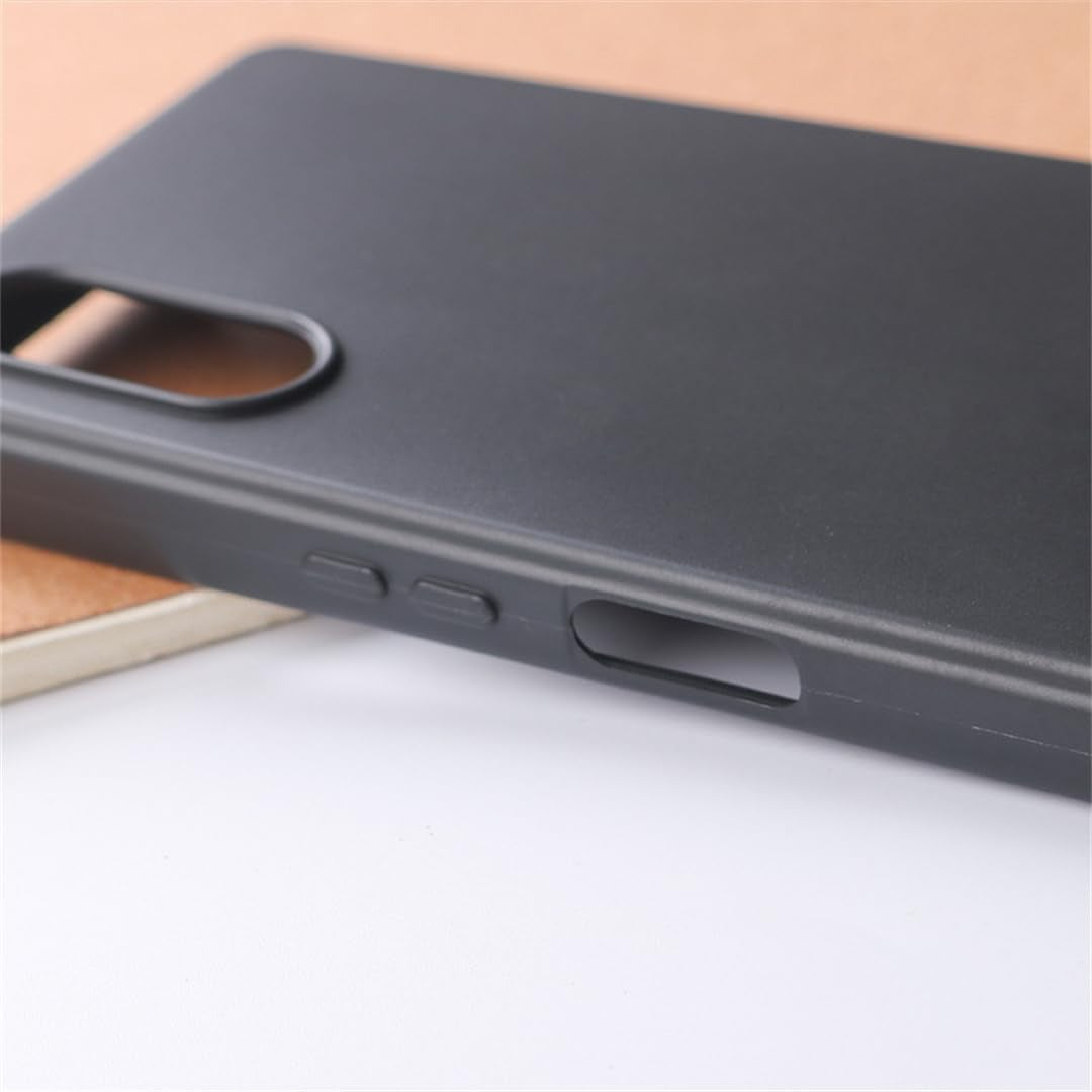 Aikukiki Case for Sony Xperia 5 V,Sony Xperia 5 V 5G Case,Tpu Soft Silicone Bumpers Protective Cover Anti-Scratch Shockproof Phone Case for Sony Xperia 5 V 5G 2023 (Black)  Aikukiki   