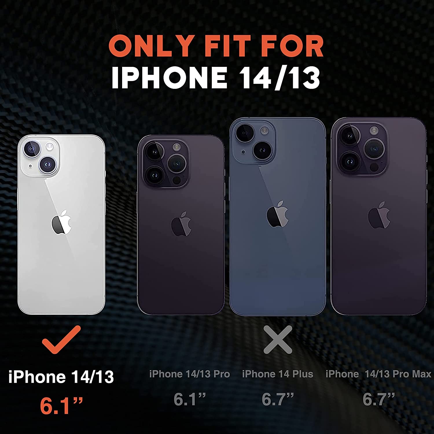 NTG Shockproof Designed for Iphone 13 Case [2 Layer Structure Protection] [Military Grade Anti-Drop] Lightweight Shockproof Protective Phone Case for Iphone 13 6.1 Inch, Purple  NTG   