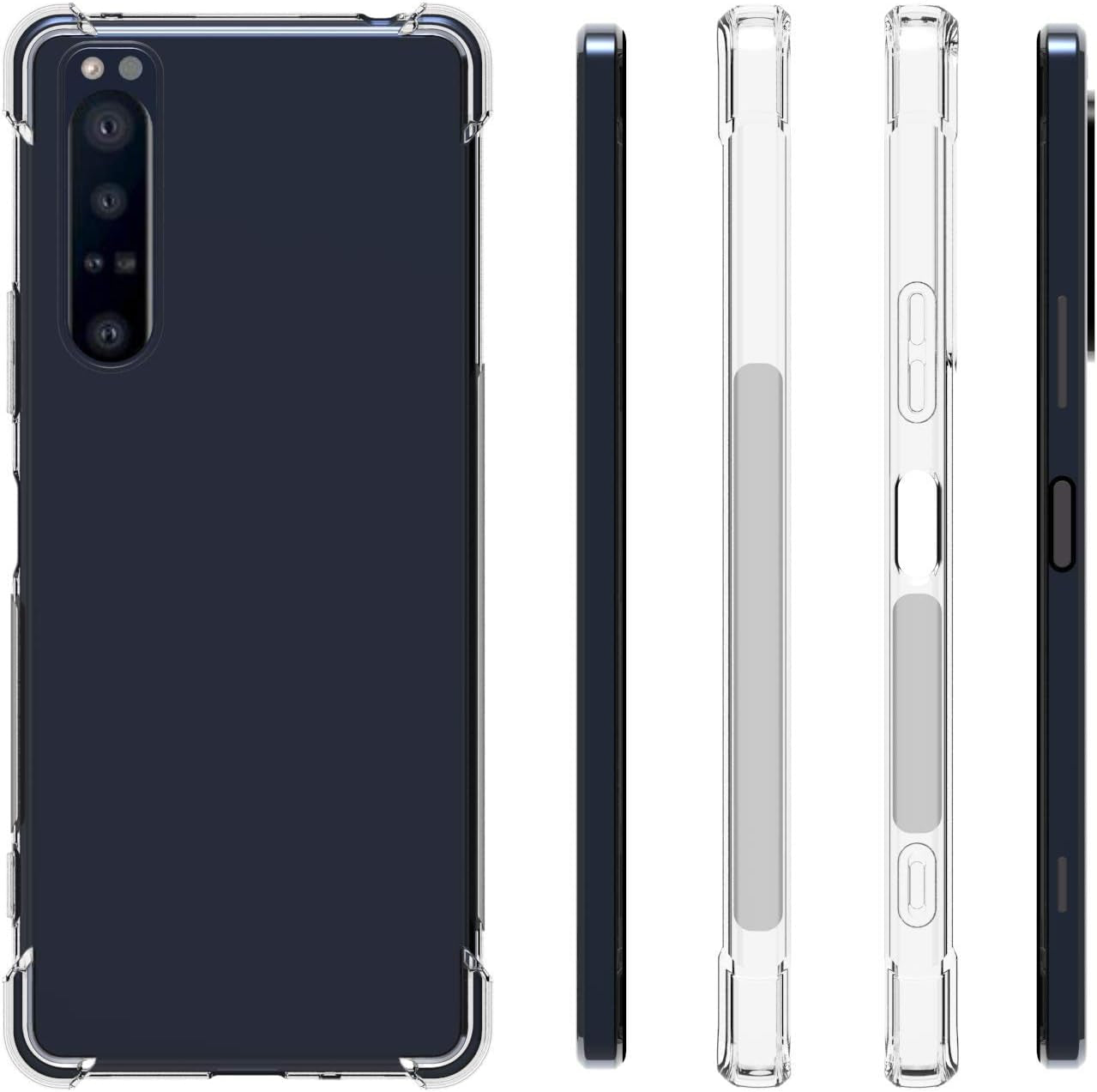 USTIYA Case for Sony Xperia 1 II Clear TPU Four Corners Protective Cover Transparent Soft Funda  Shenzhen Jinyi Technology Co., Ltd.   