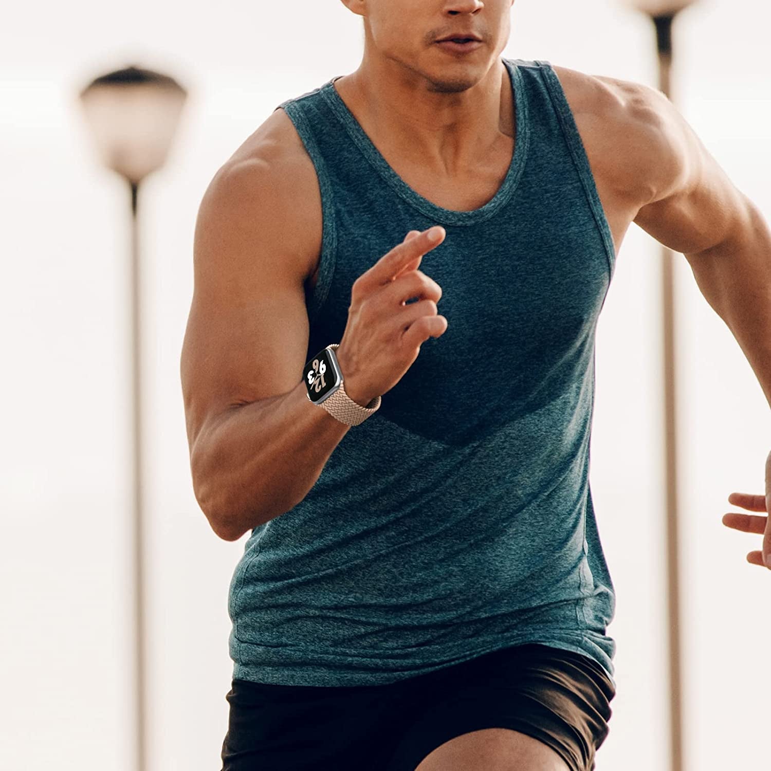 Silicone Solo Loop Bands Compatible with Apple Watch Band 38Mm 40Mm 41Mm 42Mm 44Mm 45Mm 49Mm, Stretchy Silicone Elastic Sport Strap Compatible for Iwatch Series 8/7/6/5/4/3/2/1/SE Ultra  WASPO   