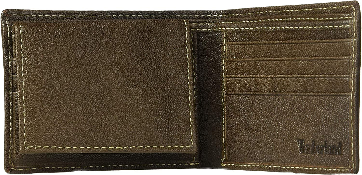 Timberland Men'S Leather RFID Blocking Passcase Security Wallet  Timberland   
