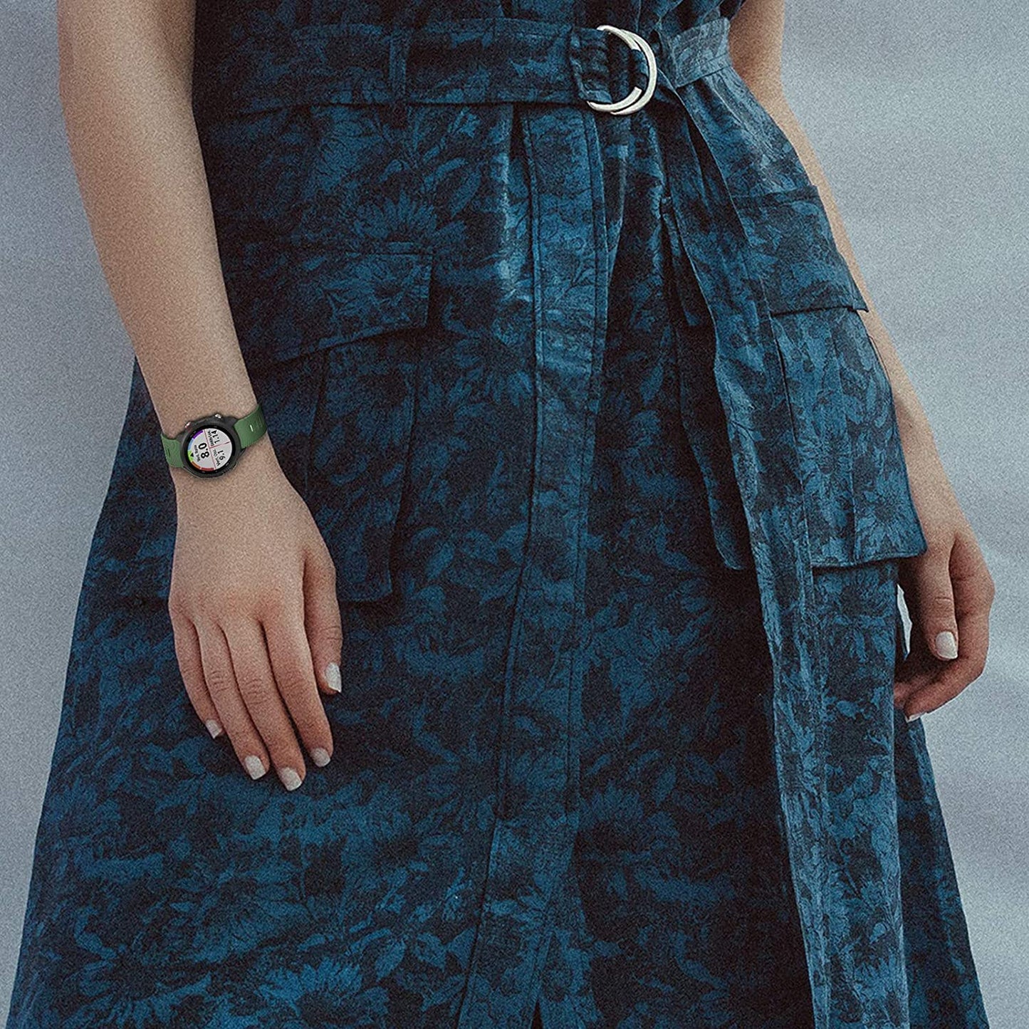 COLAPOO 10PACK Multicolor Bands Compatible with Garmin Forerunner 245/645,20Mm Soft Silicone Wristbands for Garmin 245 Music/645 Music/Venu/Venu Sq/Vivoactive 3  COLAPOO   