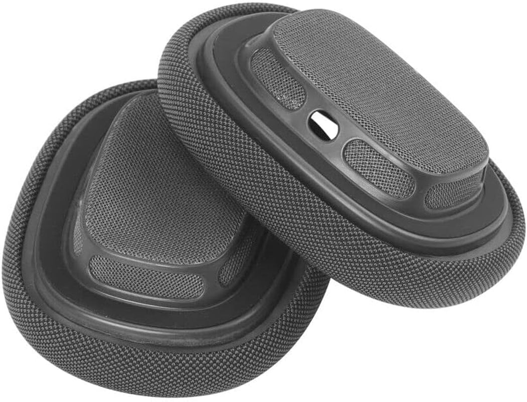 Replacements Earpad Covers for Airpod Max Headphones, 1 Pair - Durable Textile Fabric Mesh with Magnetic Connection (Black)  Earbudz   