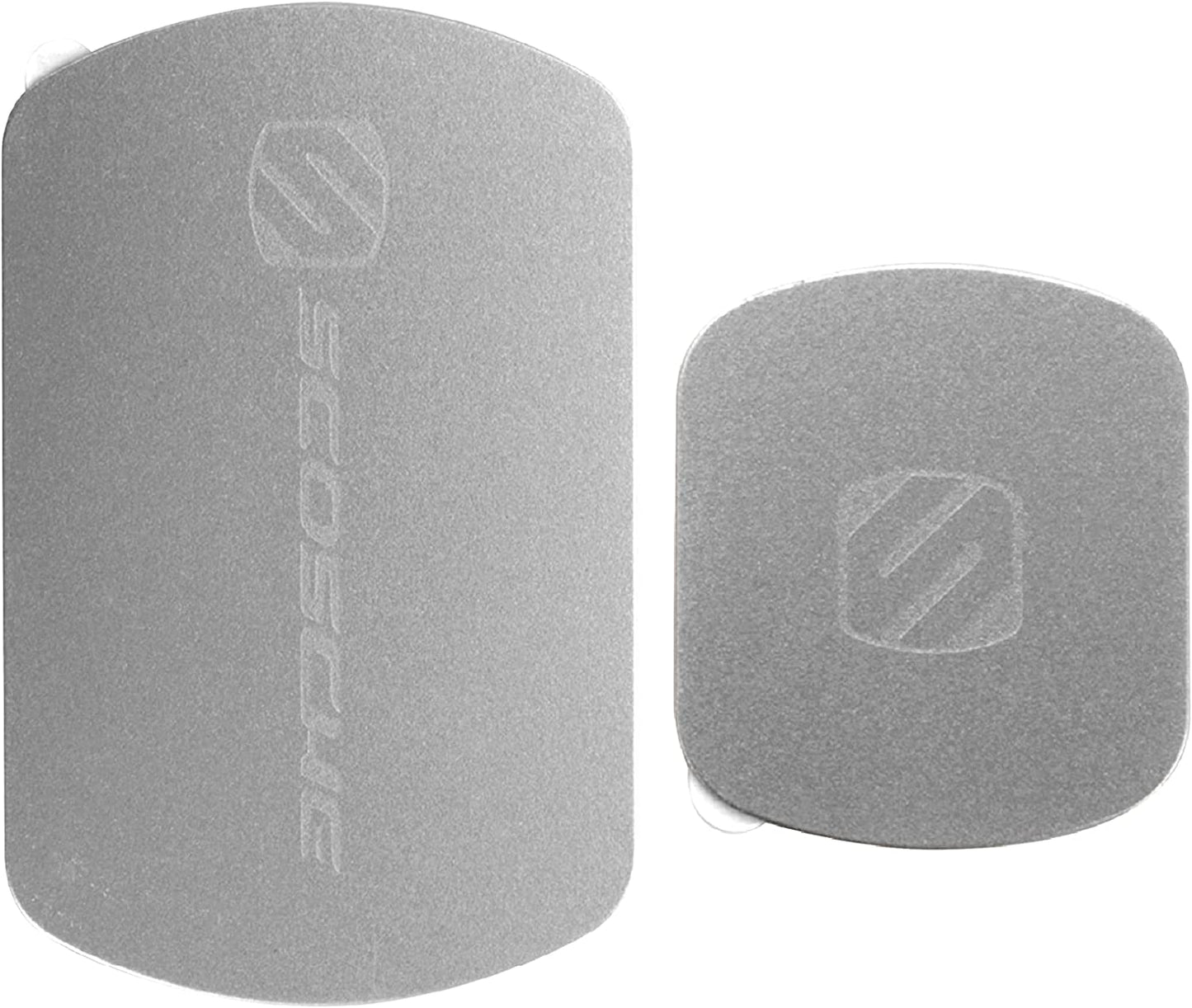 Scosche MAGRKI Magicmount Phone Replacement Plate Kit - for Magnetic Car Phone Mount Holder with Extra Strength Hold, Universal with All Devices, Black  Scosche Space Gray Plates 