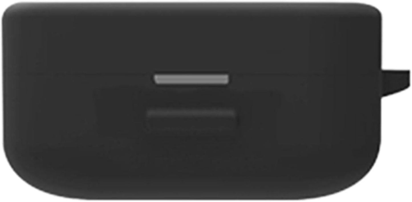 Aeihevo Silicone Case Cover for Sony Linkbuds WF-L900 | Scratch Shock Resistant Liquid Protective Sleeve Skin Cover | Soft Liquid Silicone Cover with Keychain for Wireless Earbuds  Aeihevo Black  
