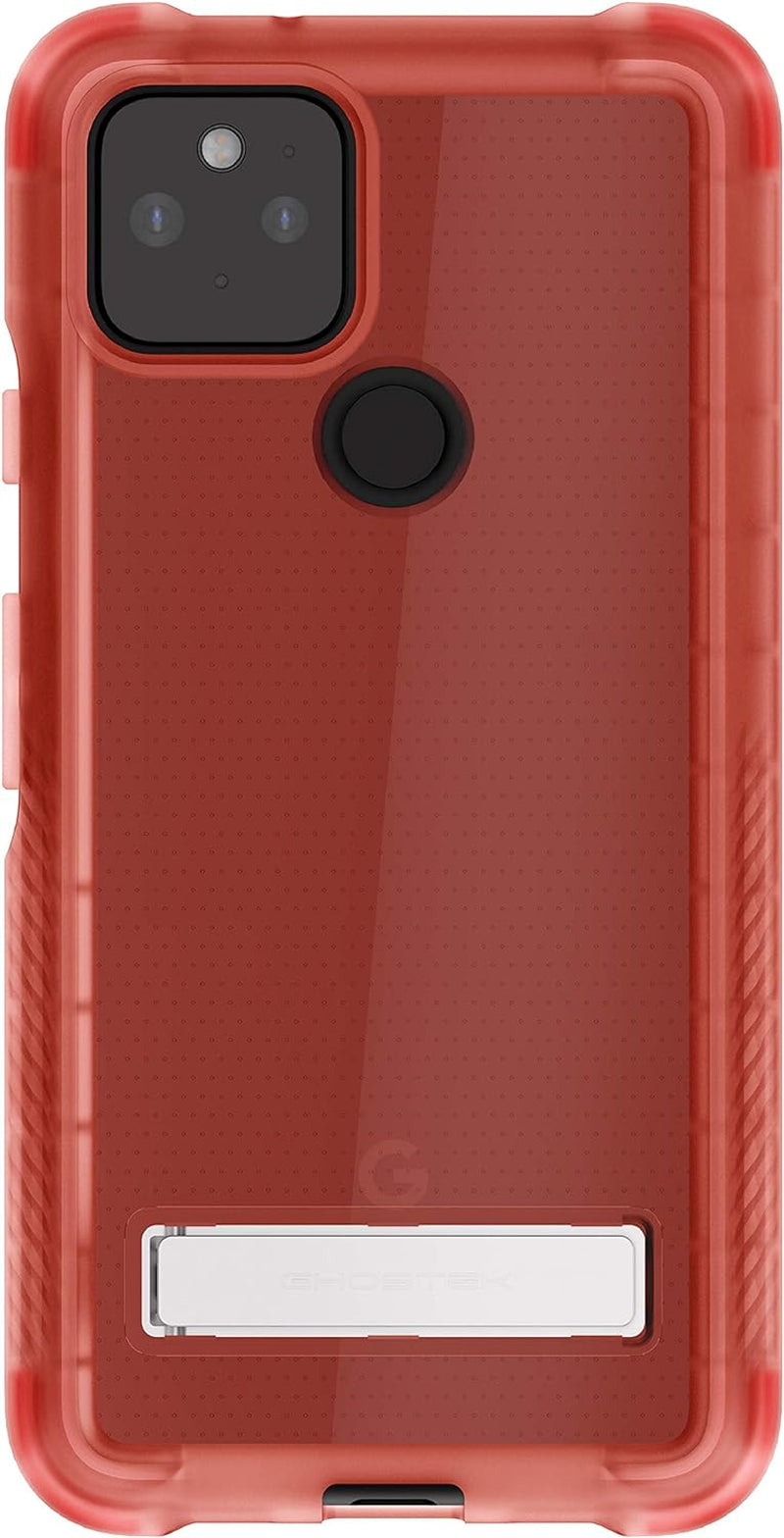 Ghostek Covert Pixel 4A 5G Case Clear with Kickstand Slim Fit Thin Shockproof Design Military Grade Scratch Resistant Back and Non-Slip Hand Grip Protective Cover for 2020 Google Pixel 4A 5G - (Clear)  Ghostek Pink Pixel 5 