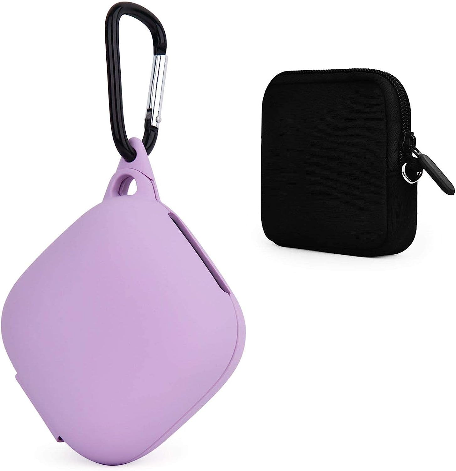 TOROTOP Case Compatible for Powerbeats Pro Case Cover,Anti-Lost & Shockproof Easy Carrying Silicone Case Accessories with Keychain and Soft Portable Storage Travel Carrying Case(Navy Blue)  TOROTOP Purple  