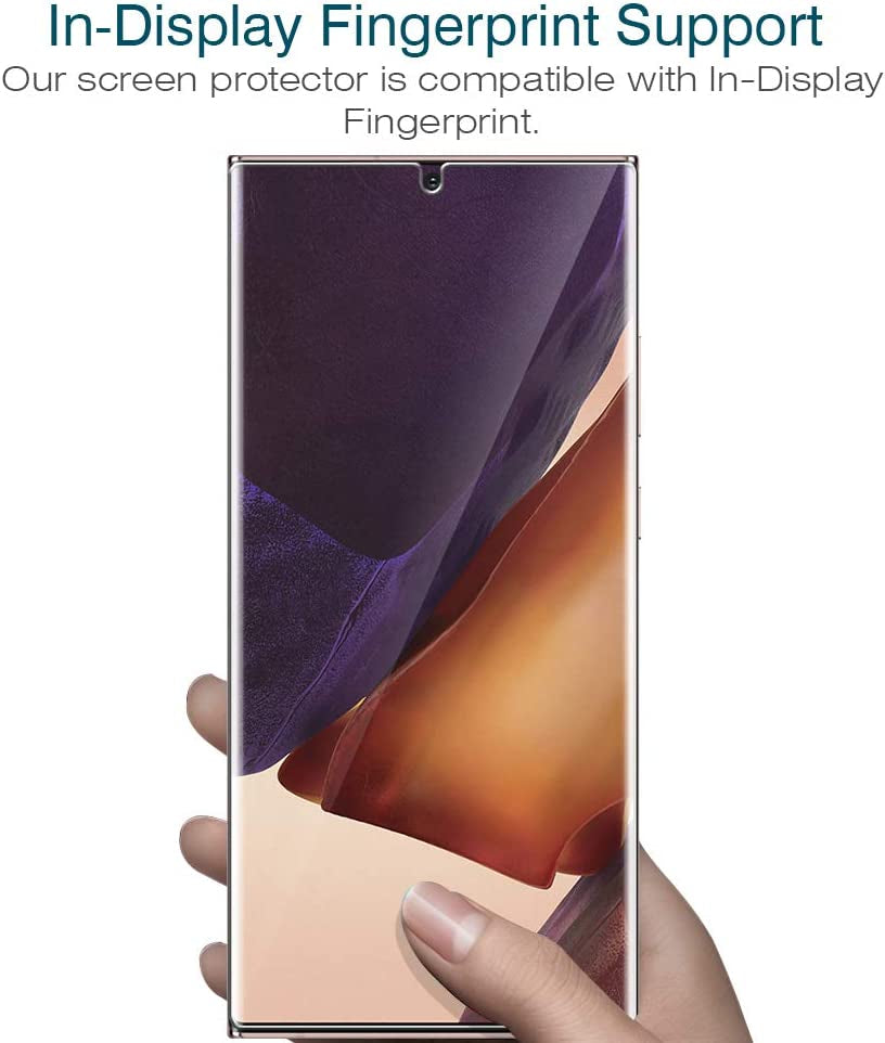 LK Compatible with Samsung Galaxy Note 20 Ultra Protection Screen, 2 Pieces, TPU Film Protection Screen, HD Clear Soft Transparent Screen Protector Film  LK   