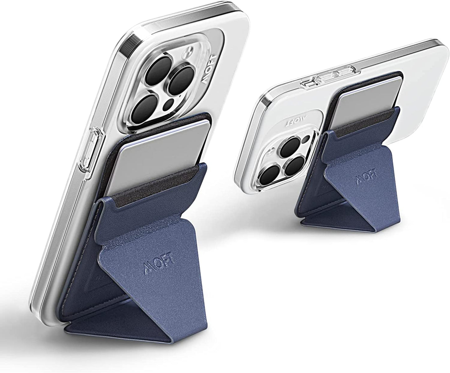 MOFT Magsafe Wallet Stand for Iphone 14/13/12 Series Magsafe Compatible Phone Stand with 3 Viewing Angles (Night Black)  MOFT Night Coast  