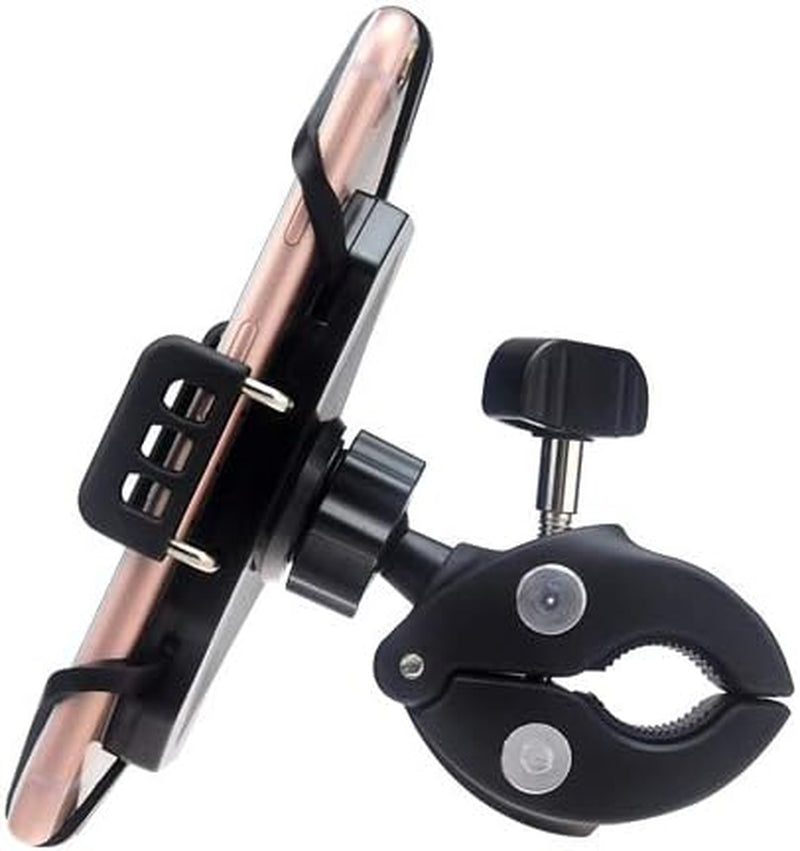 RS Helmets Anti-Shake Bike Phone Mount, 360° Rotation Universal Bicycle Motorcycle Phone Mount Holder Stand Cradle Clamp for Iphone 11 Pro Max/X/Xr/Xs  BatteryJack, inc.   