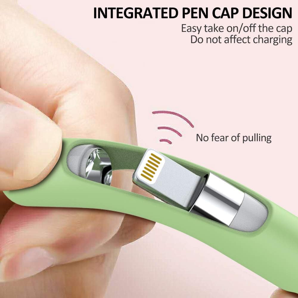 Silicone Soft Protective Case Cover Silicone Sleeve Compatible with Apple Pencil 1St Generation  shunheng   