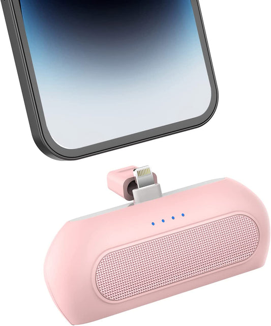 YEAPOWER Portable Charger for Iphone, 4800Mah Small Portable Charger PD Fast Charging,Mini Power Bank Battery Pack for Iphone 14/14Pro Max/13/12/11/X/8/7/6 Pink  Shenzhen Heshan Technology Co.,Ltd   