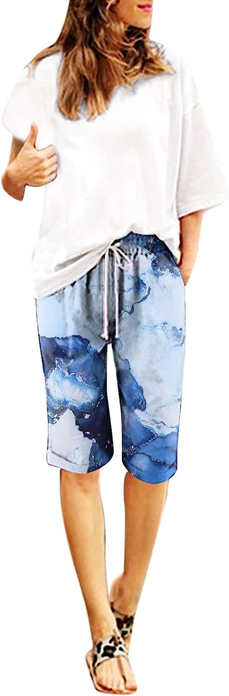 HSSDH Shorts for Women Beach, Women'S Casual Shorts Quick Dry Lightweight Summer Travel Beach Shorts for Women  HSSDH   