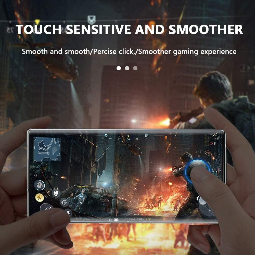 LETANG [2+2 Pack ] Galaxy Note 20 Ultra Screen Protector with Camera Lens Protector, 9H Hardness, Support Fingerprint, 3D Curved Tempered Glass Film for Samsung Galaxy Note 20 Ultra 5G (6.9 Inch)  LETANG   