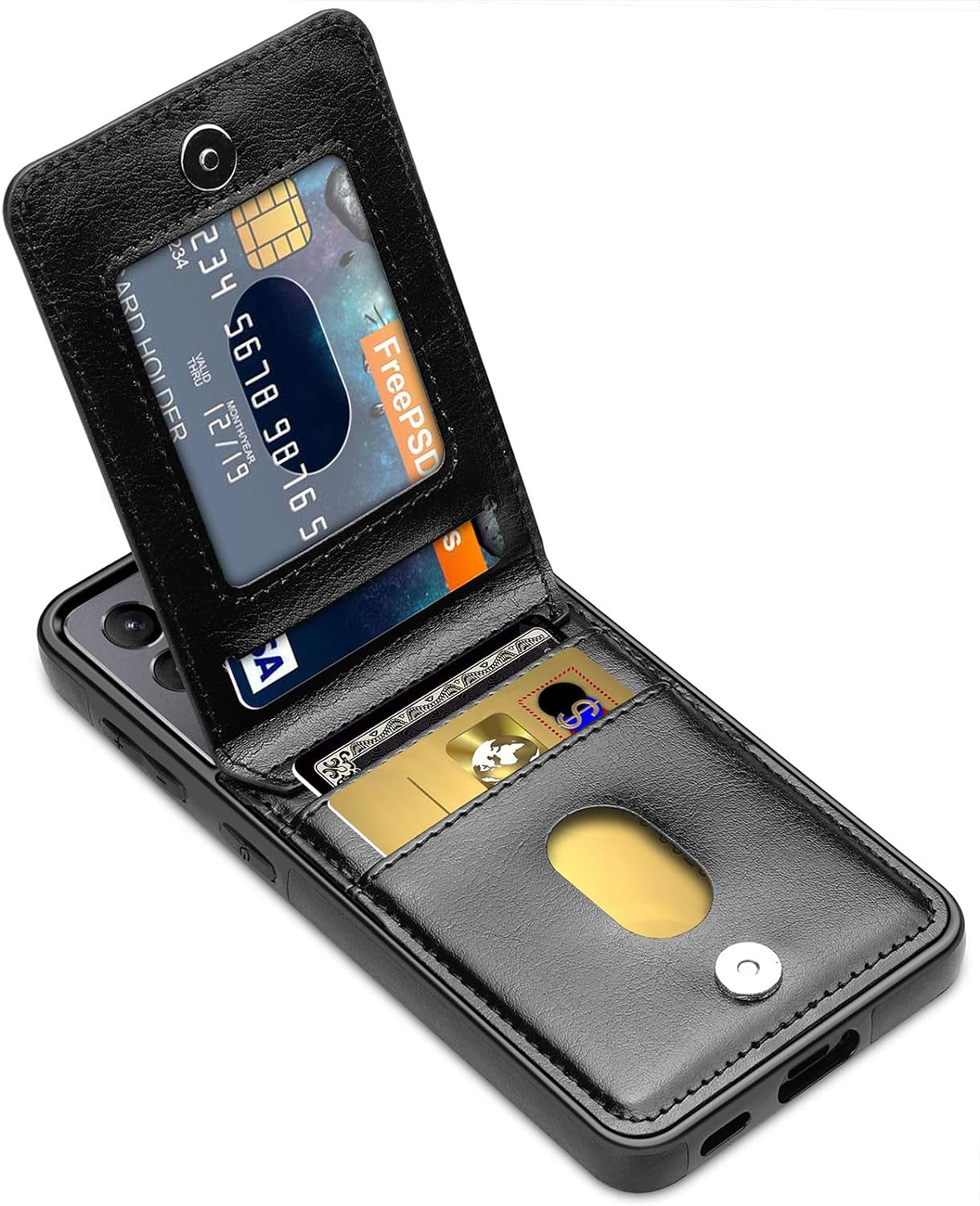 Lakibeibi Samsung Galaxy S21 Ultra Case, S21 Ultra Phone Case, Dual Layer Lightweight Premium Leather Wallet Case with Card Holders Flip Protective Case for Samsung Galaxy S21 Ultra (2021), Purple  LakiBeibi Black Galaxy S21 Plus 6.7" 