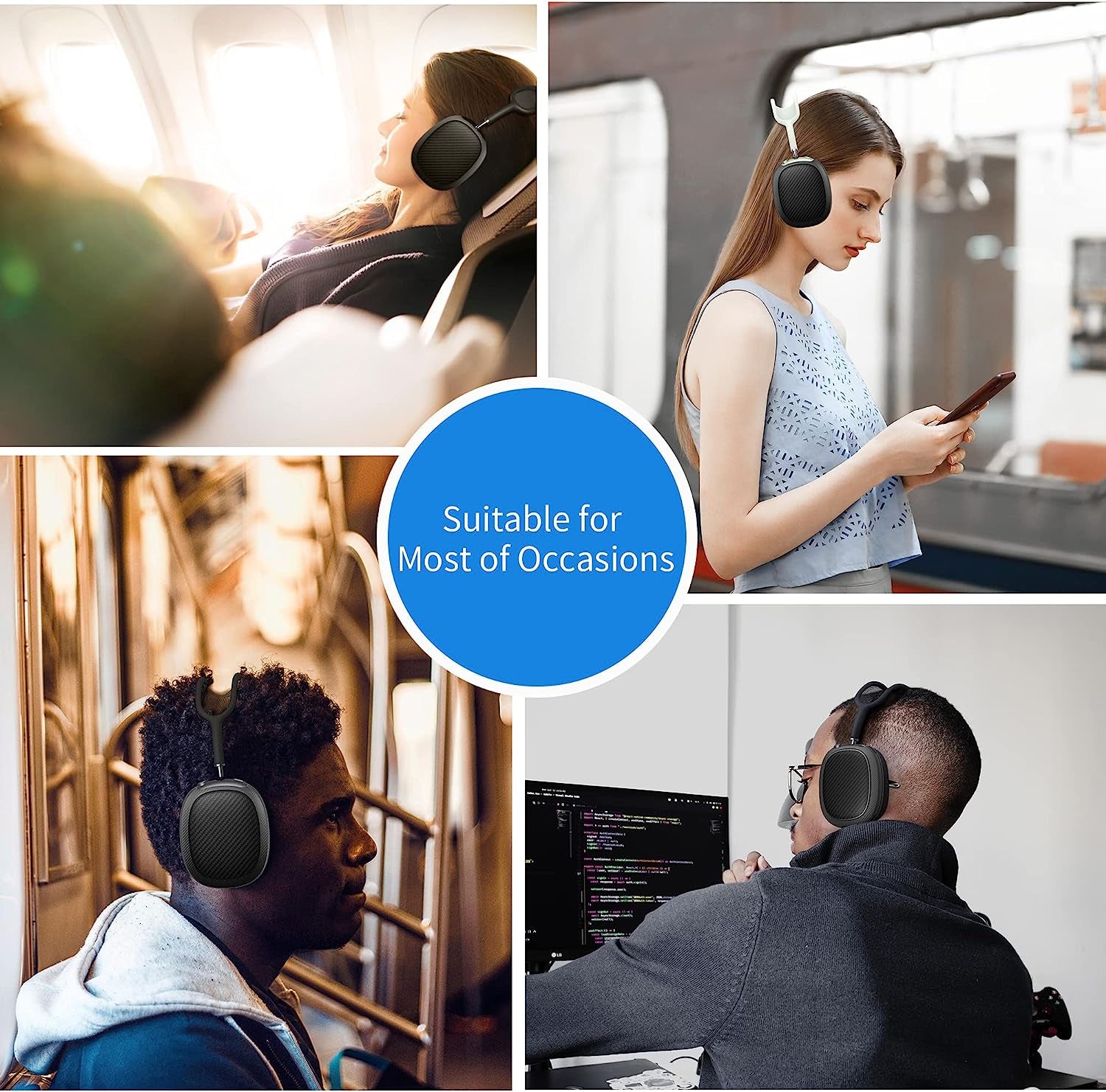 WIWU Airpods Max Cover, Airpod Max Accessories for Airpods Max Headphones, Airpod Max Case Cover Compatible with Apple Headphone, Protective Ear Cup Covers for Airpods Max  WIWU   