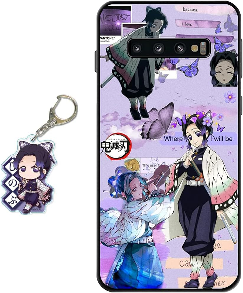 Staremeplz Compatible with Google Pixel 5 Case Anime Design [With Giyuu Figure Keychain], Soft Silicone TPU Animation Cool Phone Case for Google Pixel 5  Staremeplz Kochou Shinobu Google Pixel 7 