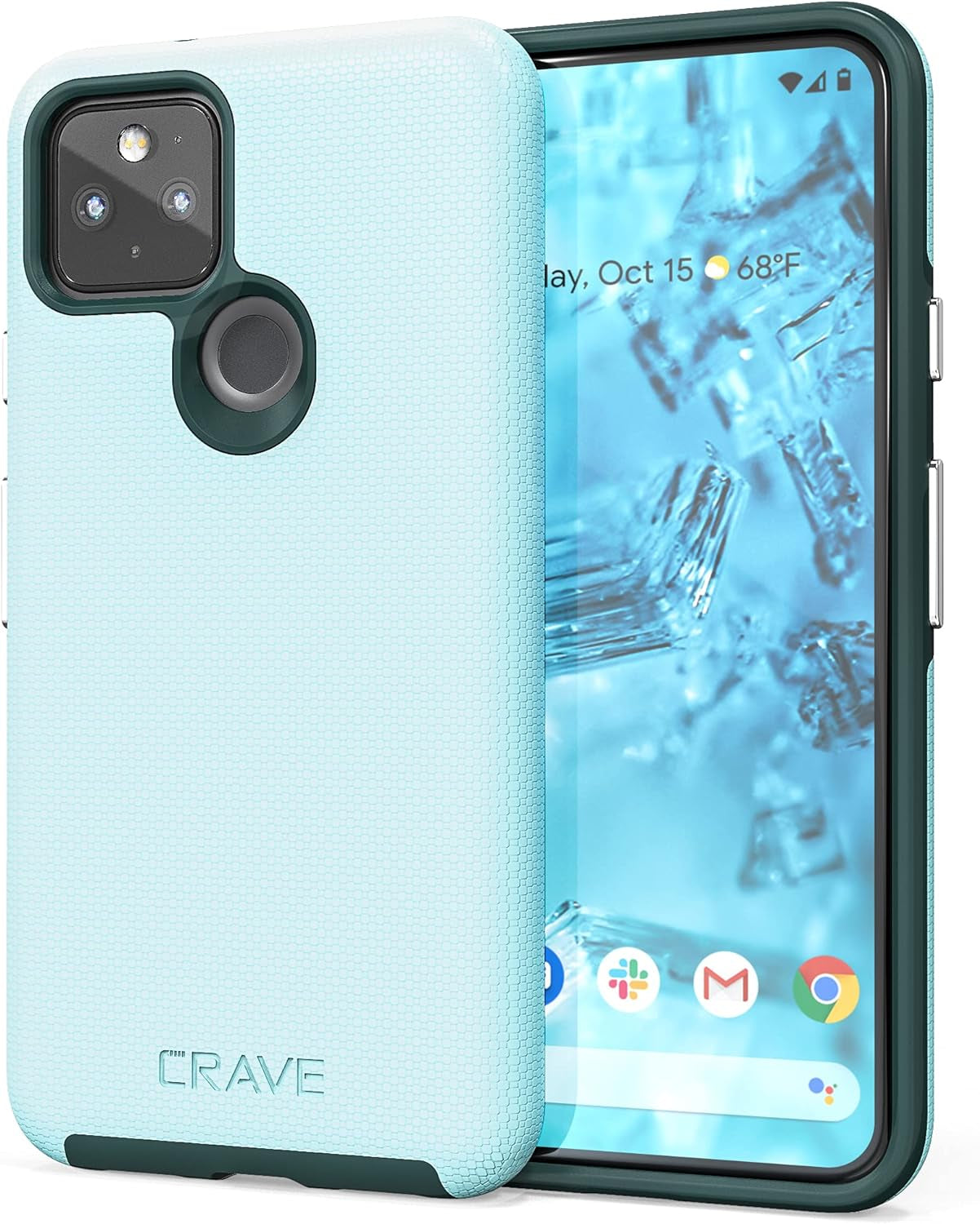 Crave Pixel 5 Case, Dual Guard Protection Series Case for Google Pixel 5 - Berry  Crave Aqua  