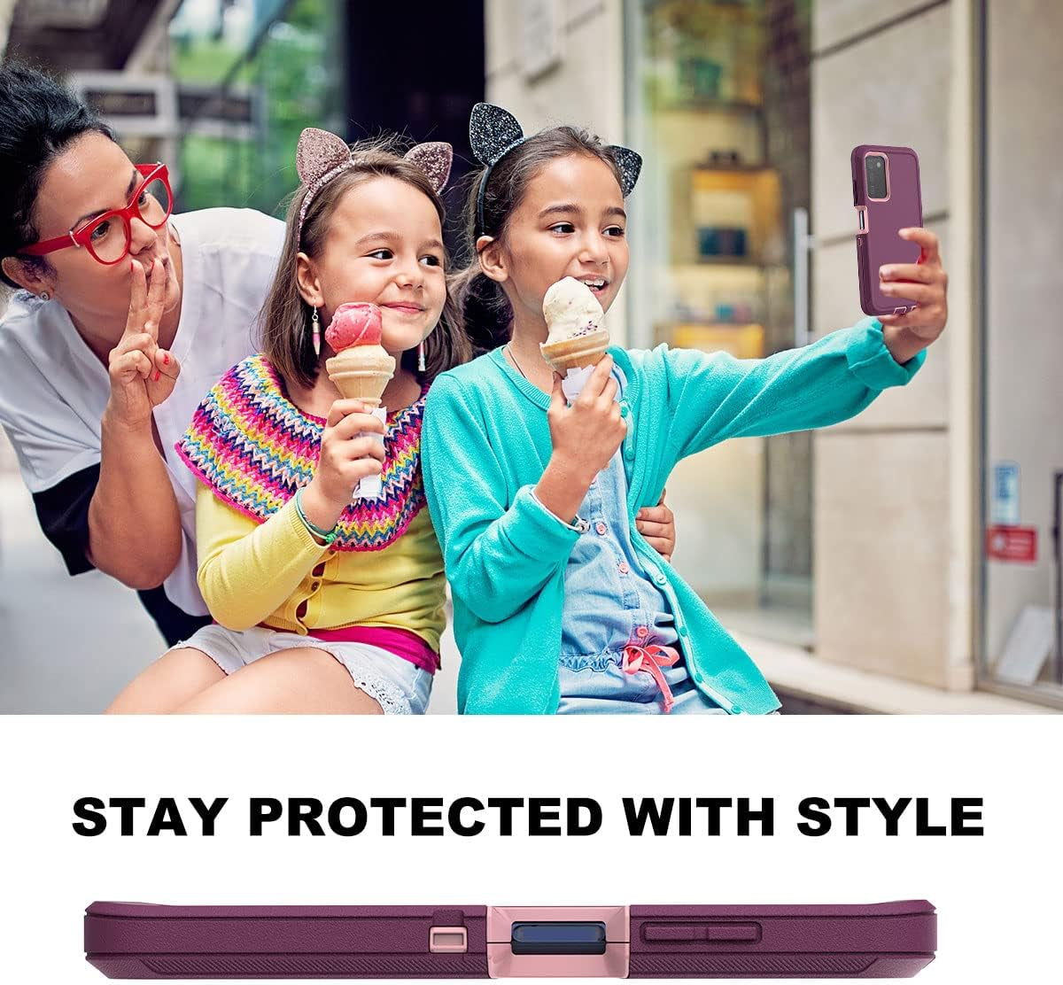 Aicase for Galaxy A03S Case,Heavy Duty Drop Protection Full Body Rugged Shockproof/Dust Proof Military Protective Tough Durable Phone Cover for Samsung Galaxy A03S(US Version)  AICase   