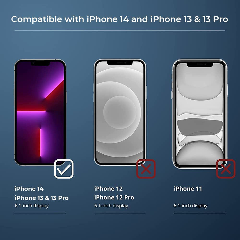 XYYZYZ 3 Pack Compatible for Iphone 14 Screen Protector, for Iphone 13/13 Pro HD Tempered Glass Film Case Friendly [6.1 Inch]  XYYZYZ   