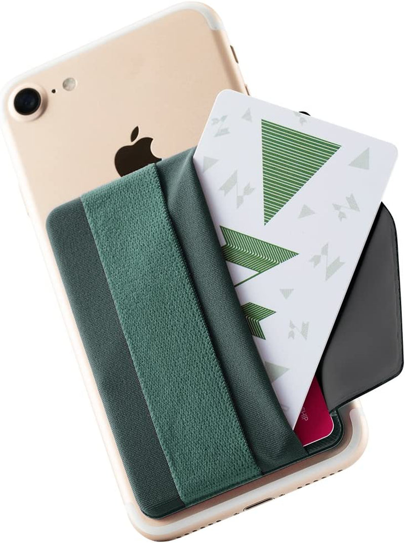 Sinjimoru Phone Grip Credit Card Holder with Flap, Secure Stick-On Wallet as Phone Finger Strap Adhesive ID Card Case for Iphone Case. Sinji Pouch B-Flap Black.  Sinjimoru Co.Ltd B-Flap Blue Grey B-Flap 