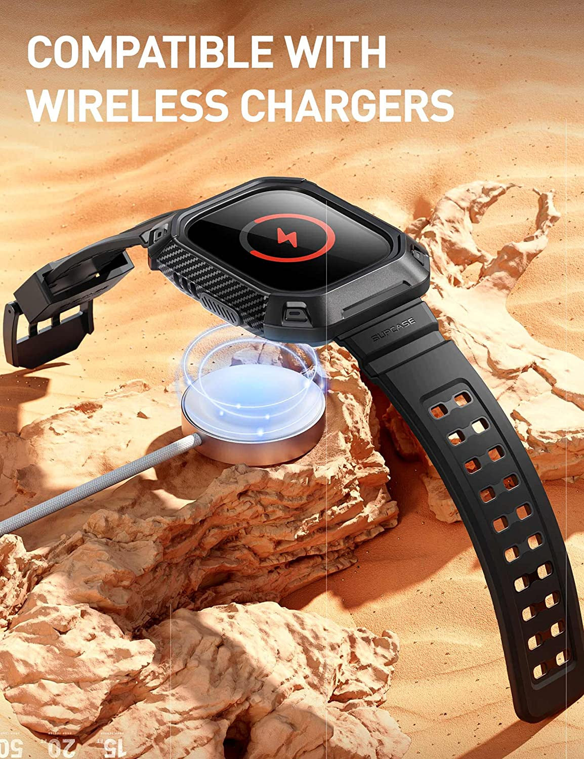 SUPCASE Unicorn Beetle Pro Case Designed for Apple Watch Ultra 49Mm (2022), [2 Pack Screen Protector] Rugged Protective Case with Strap Bands  SUPCASE   