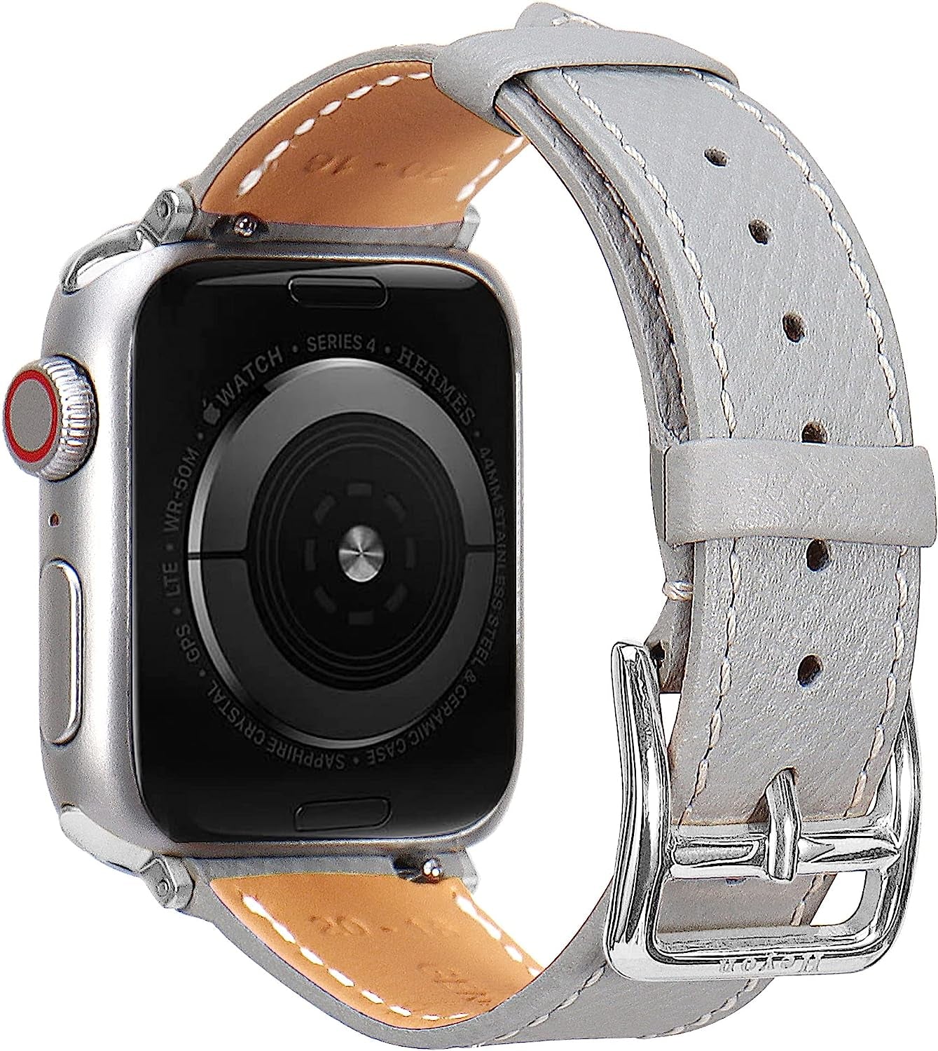 Heyon Women Leather Band Compatible with Apple Watch 38Mm 40Mm 42Mm 44Mm,Genuine Leather Watch Band for Iwatch  Heyon   