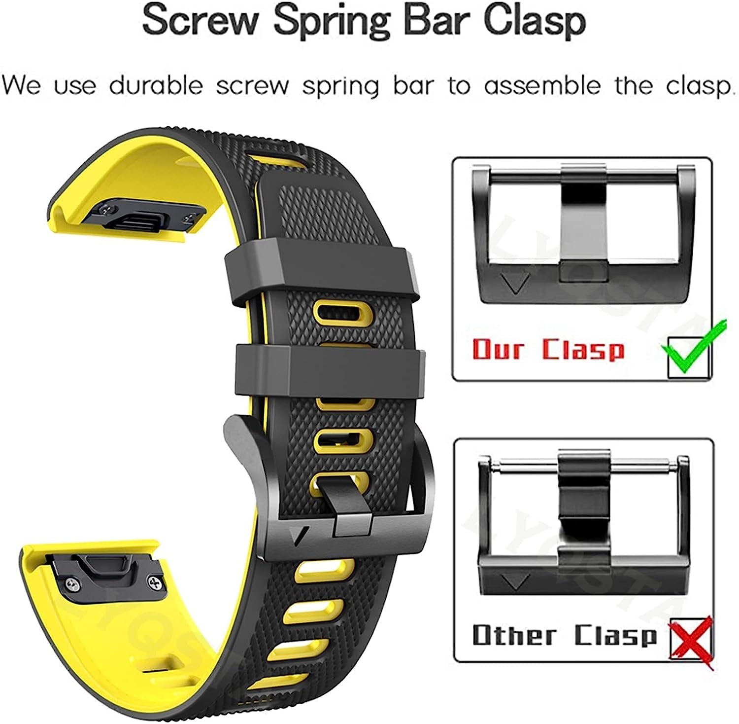TINTAG Smart Silicone Replacement Strap for Garmin Fenix 7 7X Forerunner 935 MK1 Wristband 22 26Mm Watch Band  TINTAG   