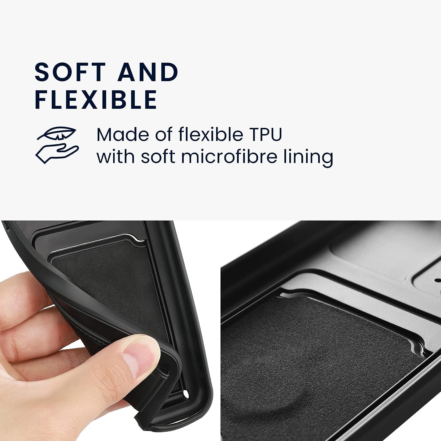 Kwmobile Plastic Case Compatible with Xiaomi Redmi Note 11 Pro+ 5G / Note 11 Pro plus 5G - Case with Metal Stand Card Slot Finger Holder - Lavender  KW-Commerce   