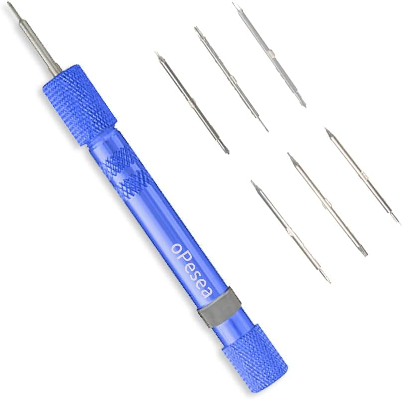 Tiny Screwdriver Set,12 in 1 Precision Magnetic Double Sided Bits Organizer for Mini Small Electronics Toys Battery/Iphones/Eyeglass/Iwatch/Keyboard/Webcam/Dash Cam/Camera/Laptop/Ring Doorbell  oPesea   